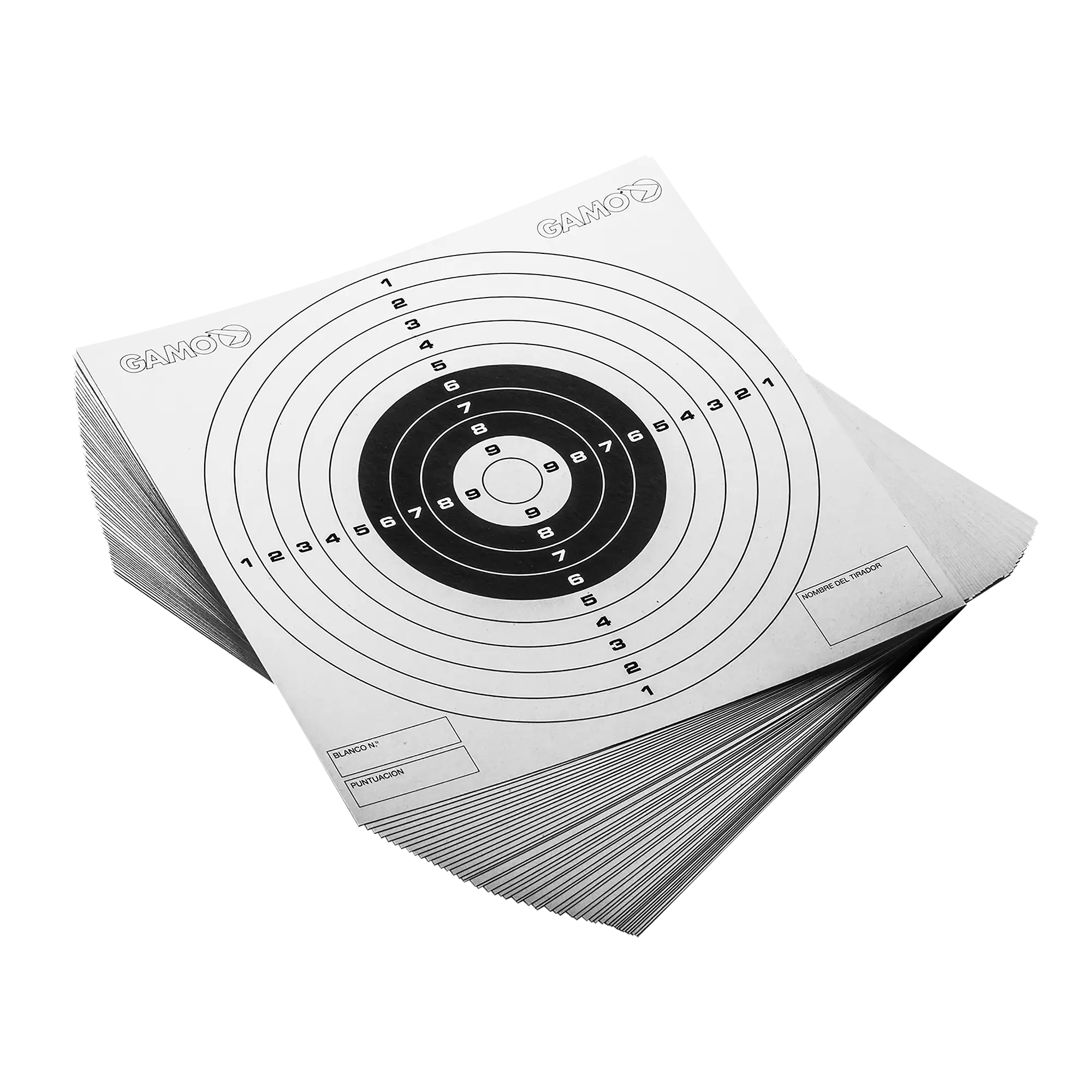 Angled View of GAMO Paper Targets (100pk) 621210654-001