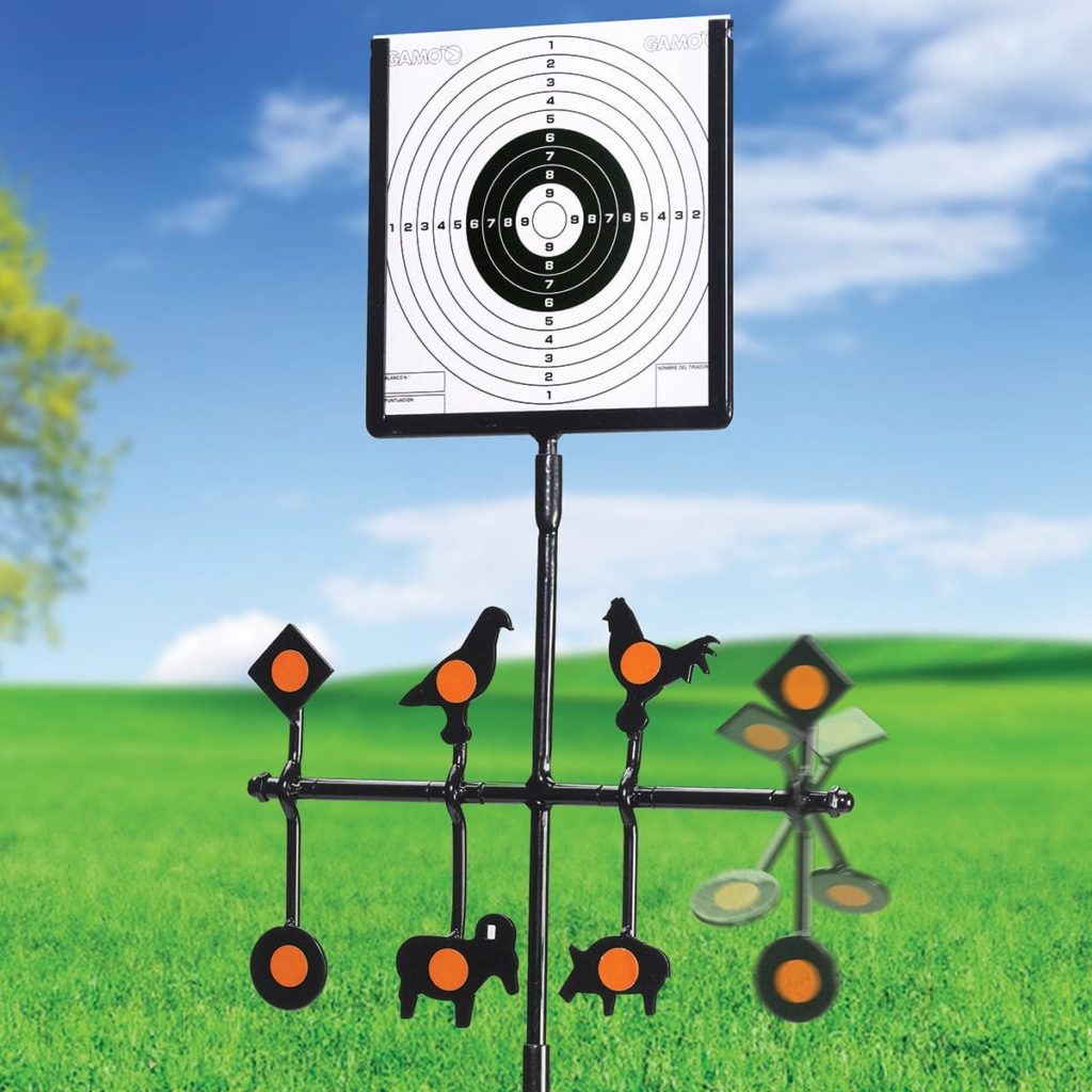 Spinning target