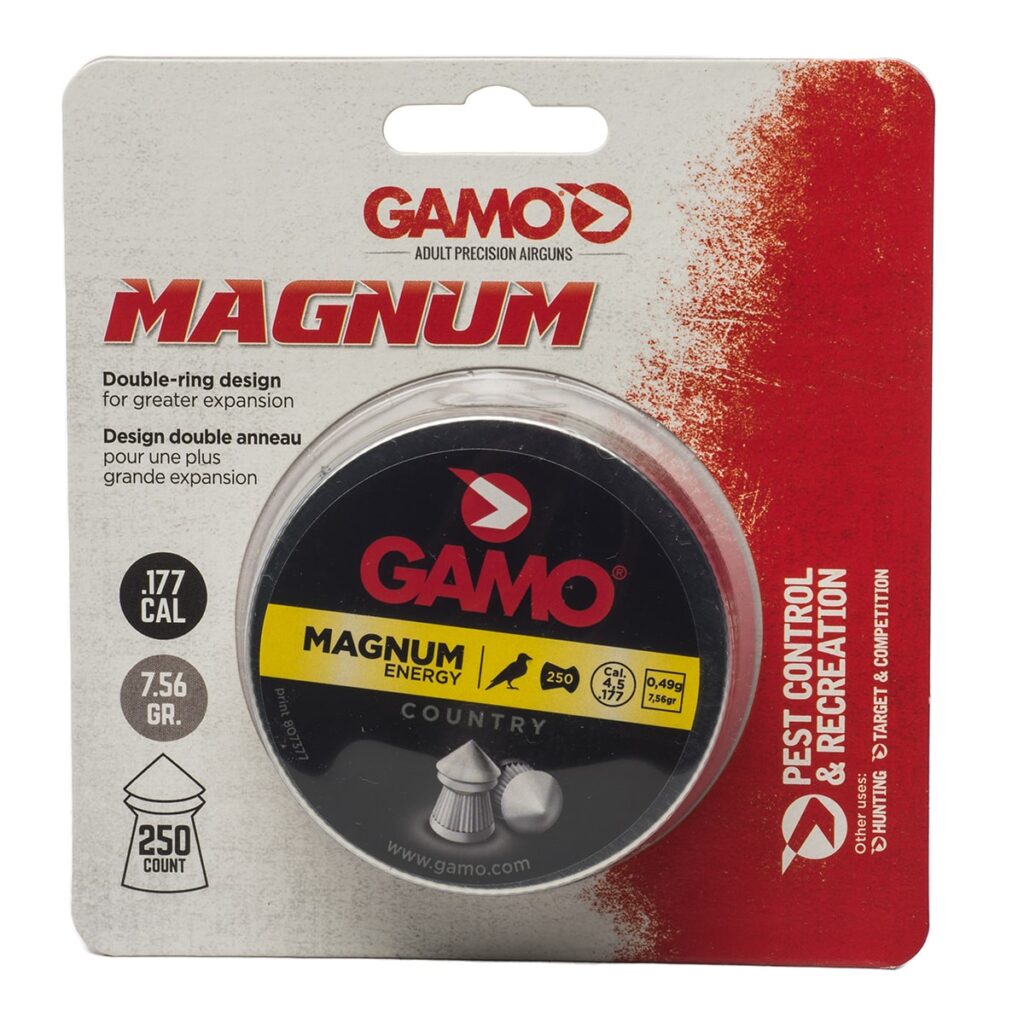 Gamo Magnum Pointed Tip Lead Pellets .177 Caliber for Airguns