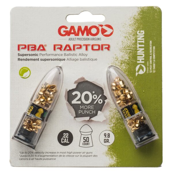 PBA Raptor 22 50 front 632264554 pellets