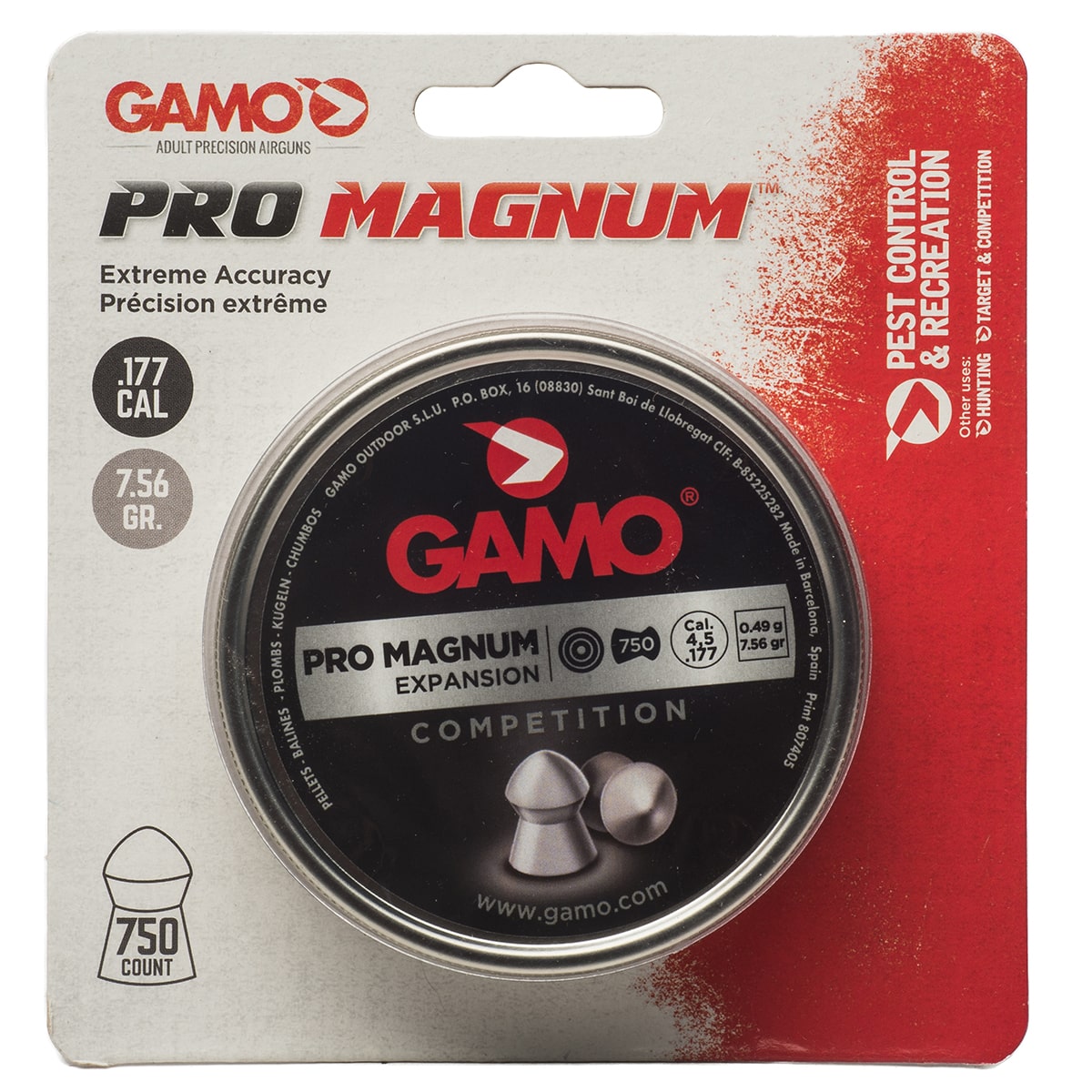 Plomb 4.5 mm Gamo Pro Magnun / spécial carabine