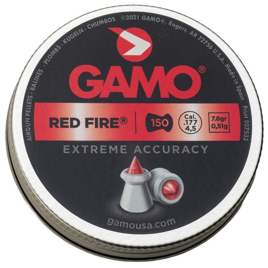 Gamo Red Fire .177 Caliber Pellet Ammunition. Exceptional expansion.