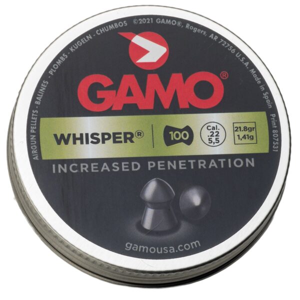 Whisper 22 100 tin 632272354 quiet pellets