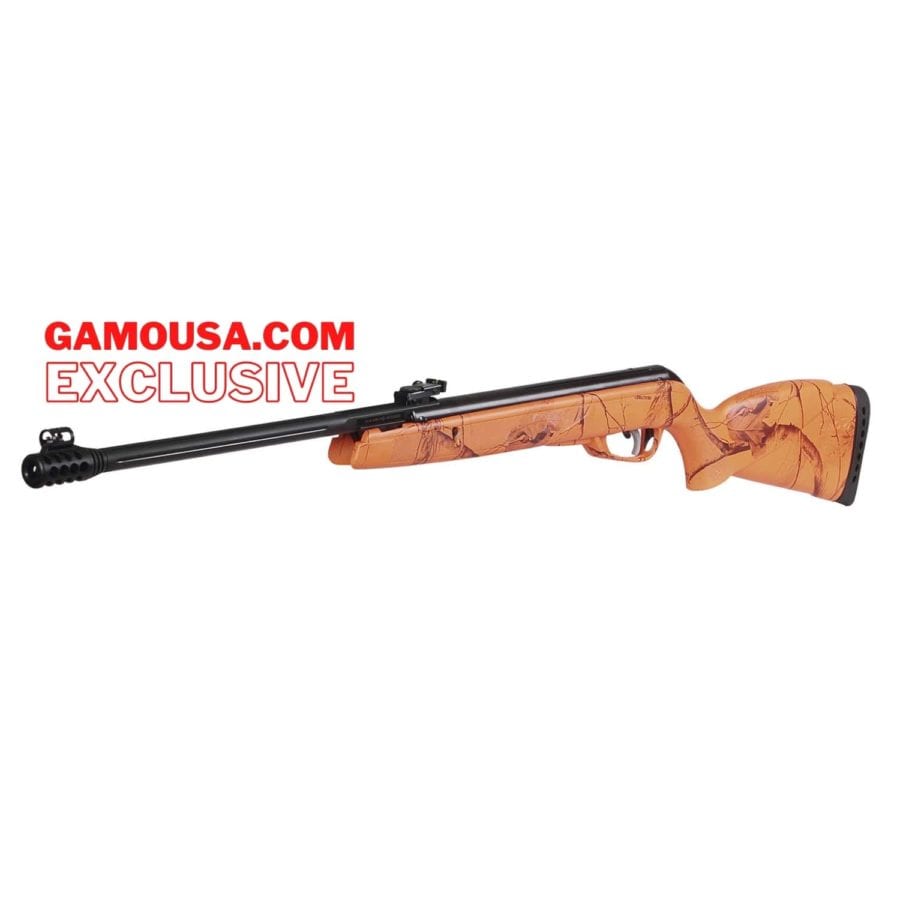 Camo Rocket Orange .22 Cal. Break Barrel Pellet Air Rifle - GAMO