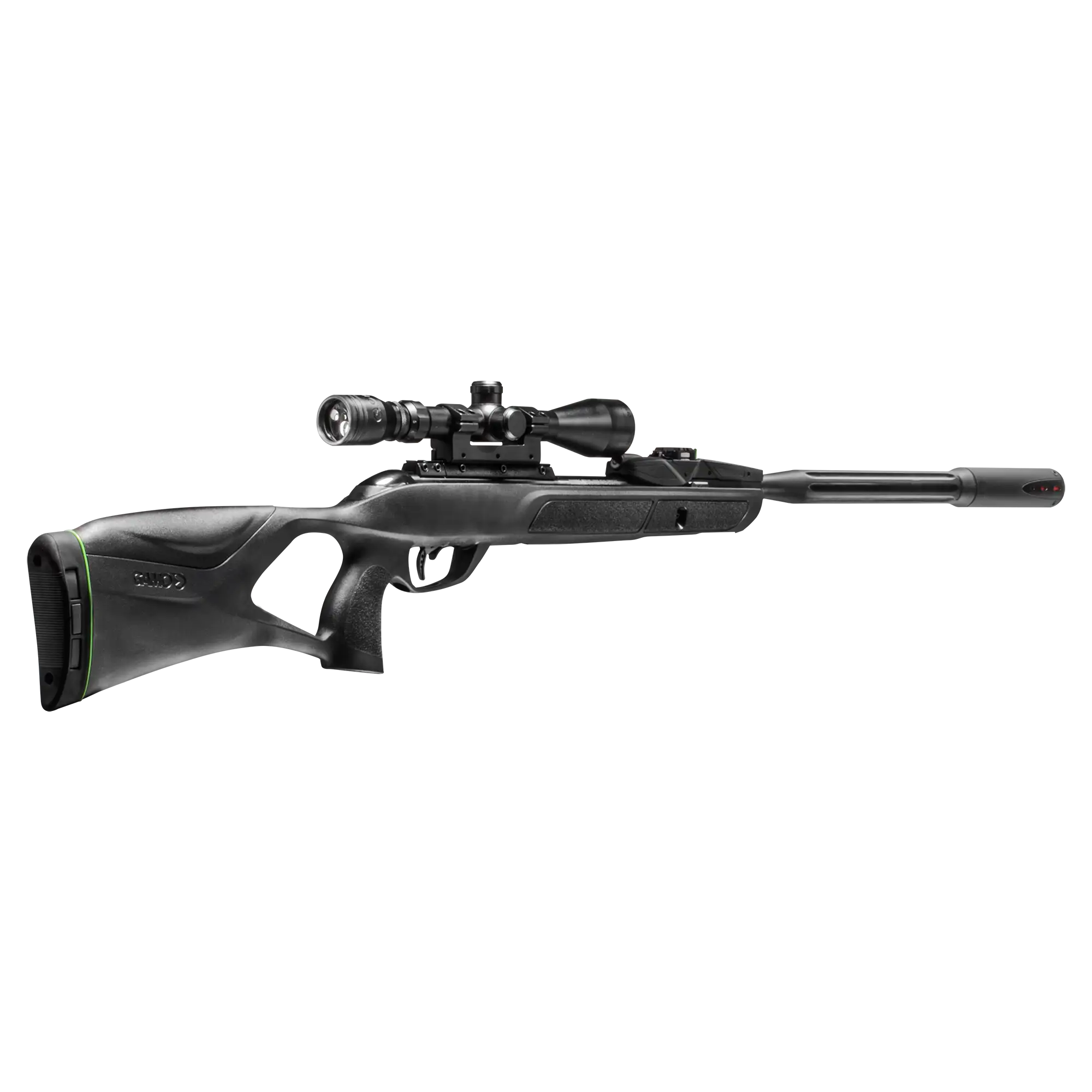 Right Far Angled View of GAMO Swarm Fusion 10X .22 Cal 611006335554