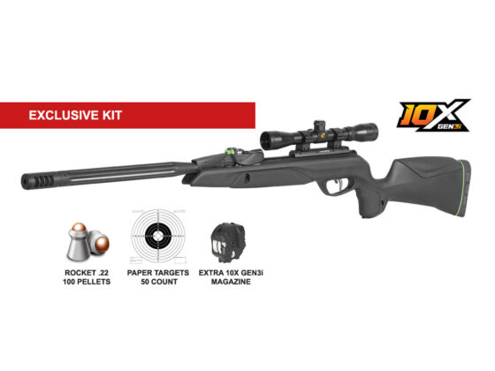 Swarm Evo 10X GEN3i .22 Cal Pellet Air Rifle kit