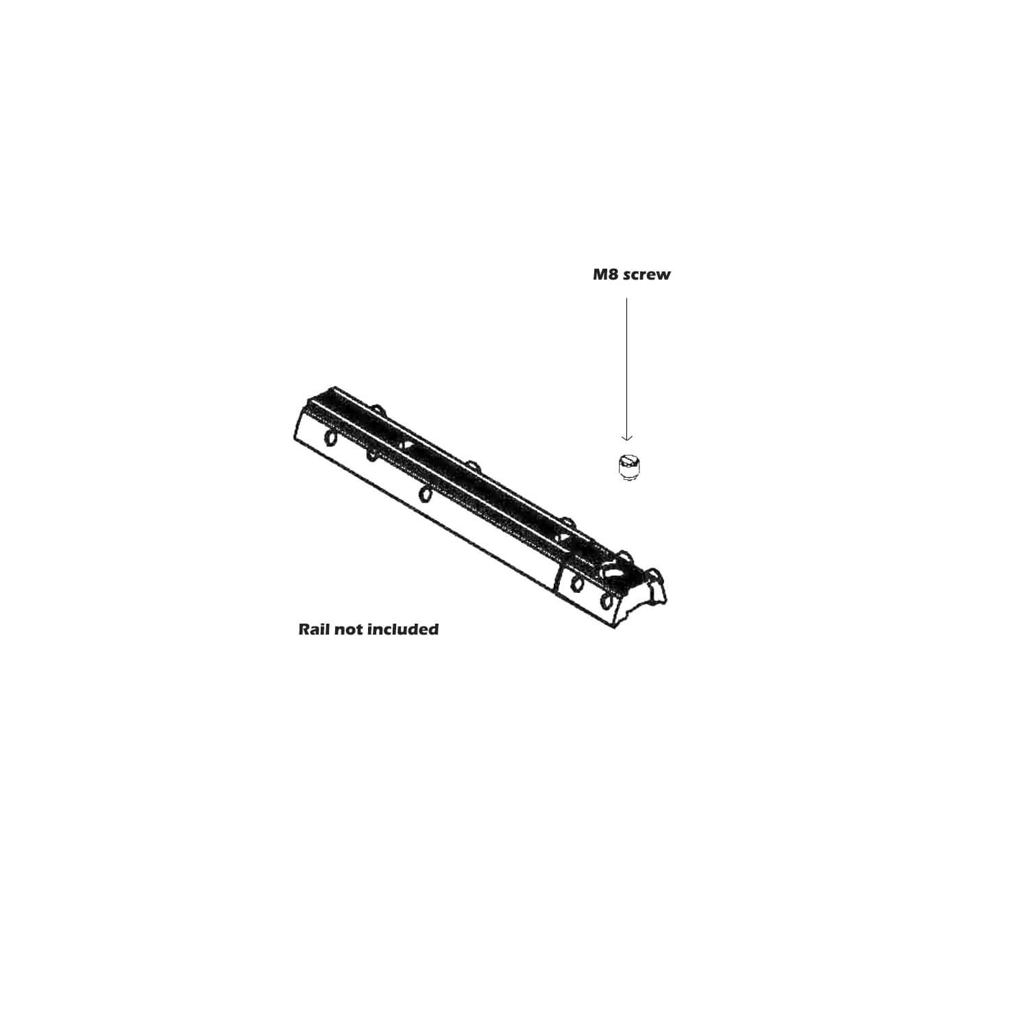 M8 Screw for Recoil Reducing Rail