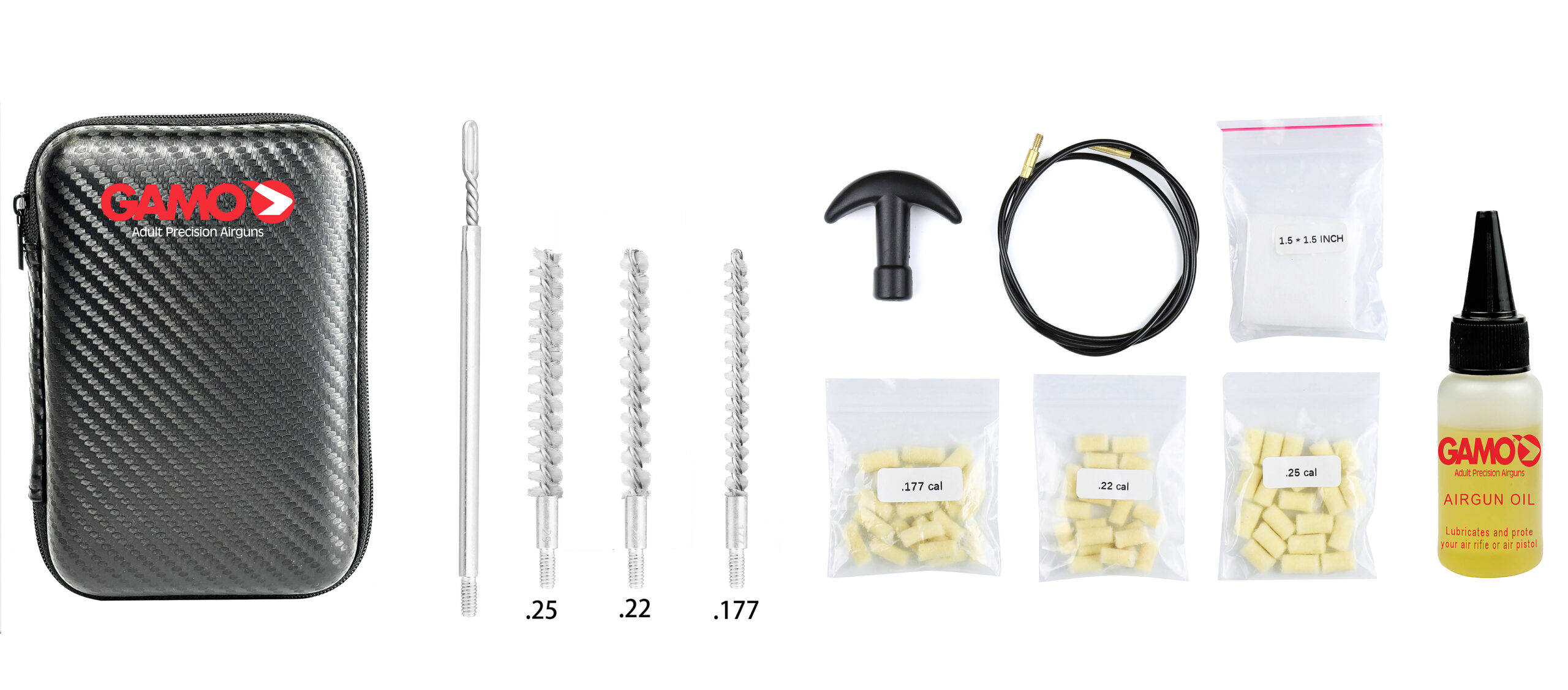 Gamo Cleaning Kit Layout