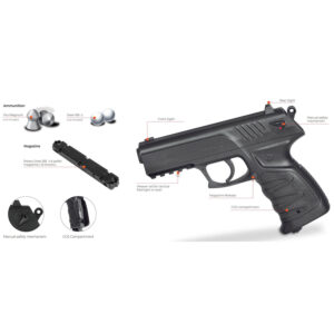 P-27 Dual BB Pellet CO2 Pistol
