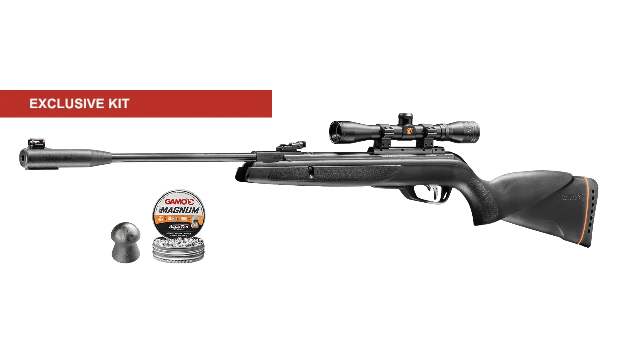 Left Angled KIT View of Varmint Power .25 Caliber (611001063554)