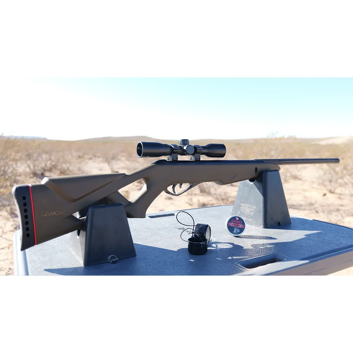 Shadow GR .177 Break Barrel Pellet Rifle Outdoors right back view