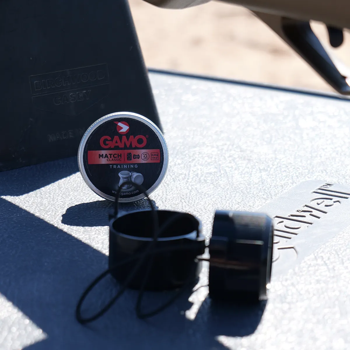 Shadow GR .177 Break Barrel Pellet Rifle Outdoors pellet tin Match view