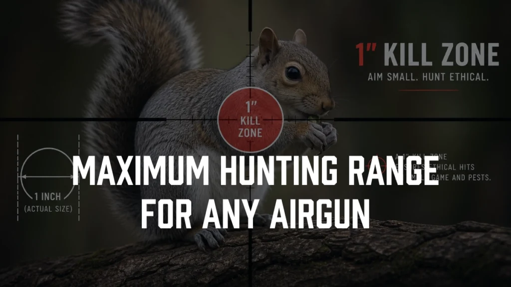 Maximum hunting range for any airgun - squirrel